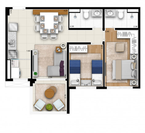 Imagem Apartamento com 2 Quartos à Venda, 59 m² em Vila Leopoldina - São Paulo Imagem Apartamento com 2 Quartos à Venda, 59 m² em Vila Leopoldina - São Paulo