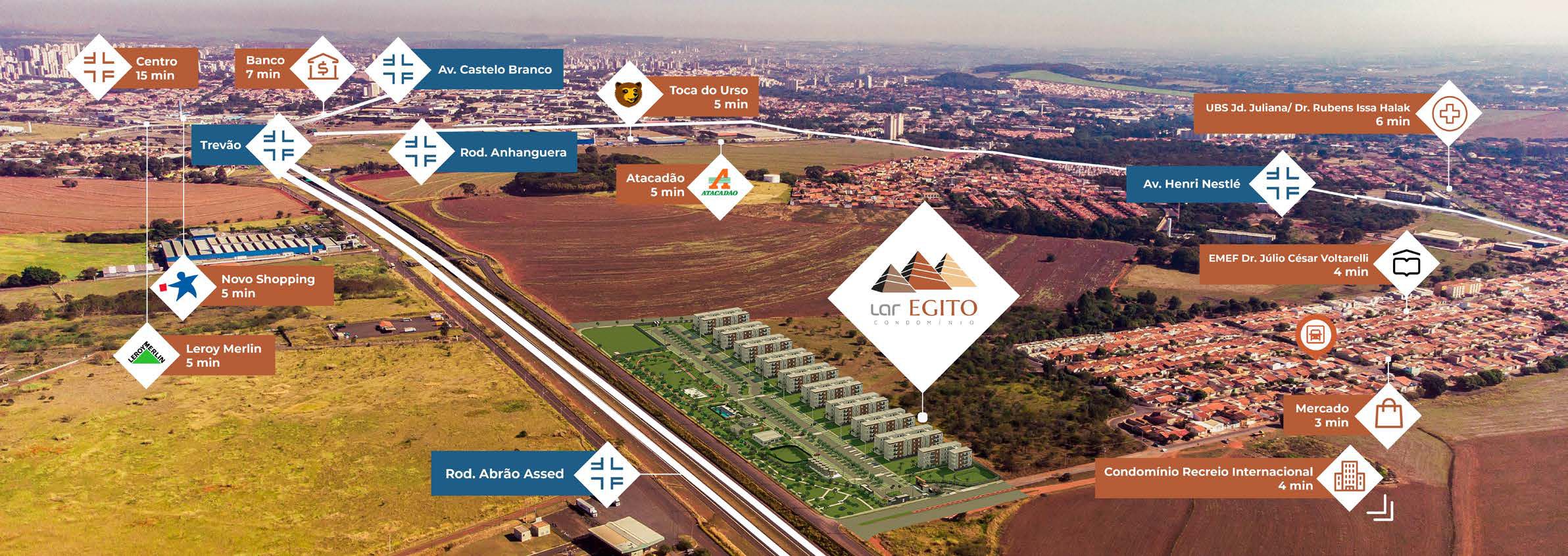 Imagem Apartamento com 2 Quartos à Venda, 43 m²em Recreio Anhangüera - Ribeirão Preto
