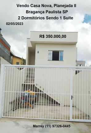 Imagem Casa com 2 Quartos à Venda, 70 m² em Cidade Planejada II - Bragança Paulista Imagem Casa com 2 Quartos à Venda, 70 m² em Cidade Planejada II - Bragança Paulista