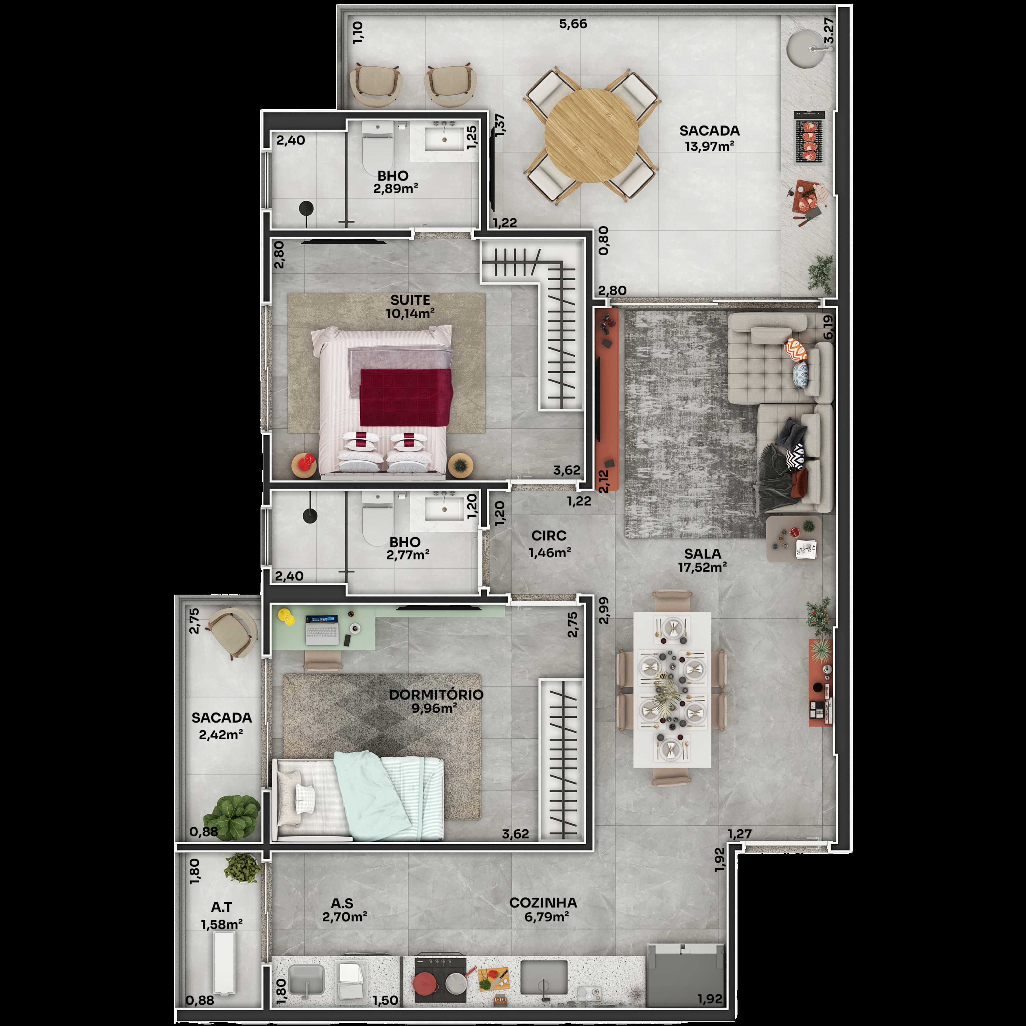 Imagem Apartamento com 3 Quartos à Venda, 105 m² em Boqueirão - Praia Grande Imagem Apartamento com 3 Quartos à Venda, 105 m² em Boqueirão - Praia Grande