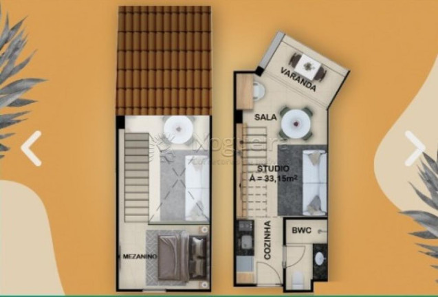 Imagem Apartamento com 1 Quarto à Venda, 32 m² em Praia dos Carneiros - Tamandaré