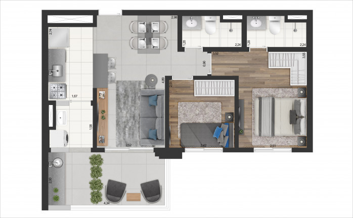 Imagem Apartamento com 2 Quartos à Venda, 58 m² em Penha de França - São Paulo Imagem Apartamento com 2 Quartos à Venda, 58 m² em Penha de França - São Paulo