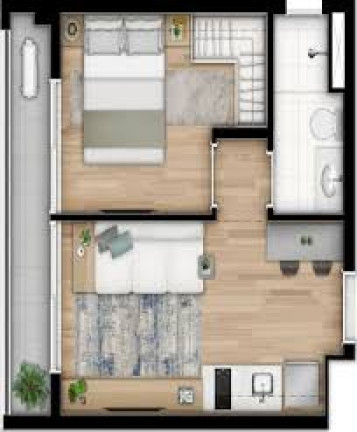 Imagem Apartamento com 1 Quarto à Venda, 31 m² em Butantã - São Paulo