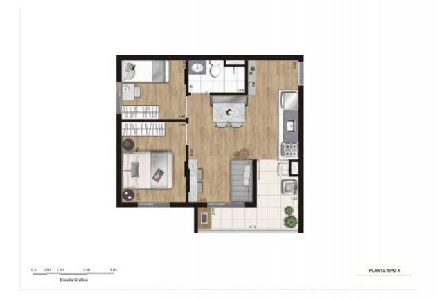 Imagem Apartamento com 2 Quartos à Venda, 42 m² em Vila Albertina - São Paulo