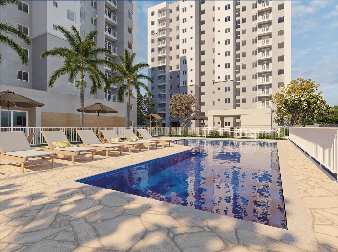 Imagem Apartamento com 2 Quartos à Venda, 53 m²em Parque Xerém - Duque de Caxias