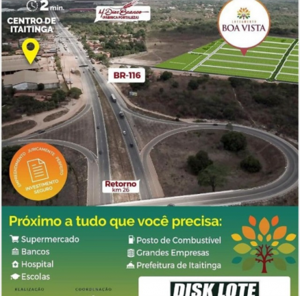 Terreno à Venda, 150 m² em Messejana - Fortaleza