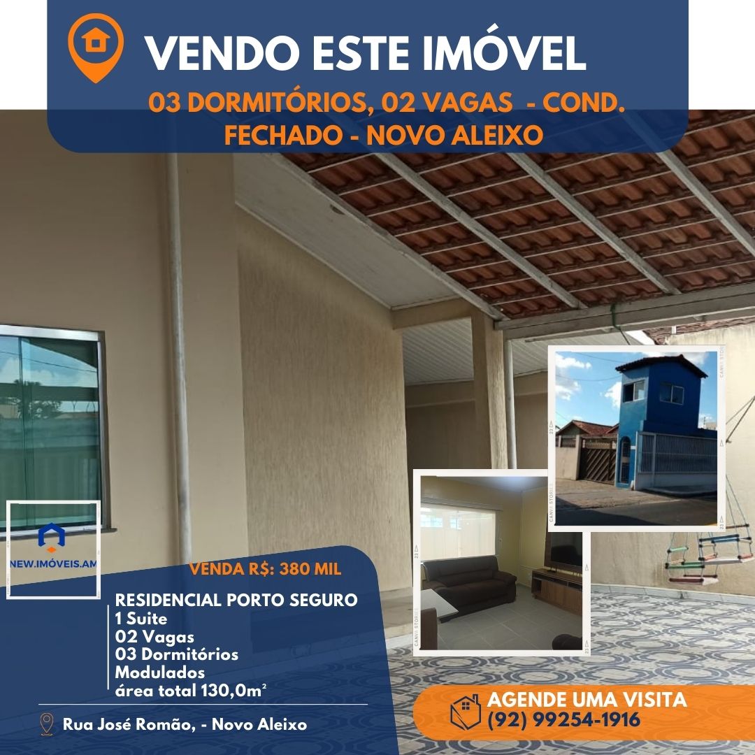 Imagem Casa com 3 Quartos à Venda, 130 m² em São José Operário - Manaus