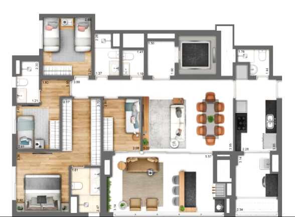 Imagem Apartamento com 4 Quartos à Venda, 190 m² em Perdizes - São Paulo