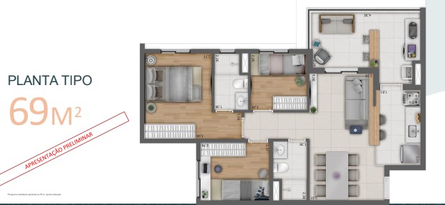 Imagem Apartamento com 2 Quartos à Venda, 58 m² em Caxingui - São Paulo