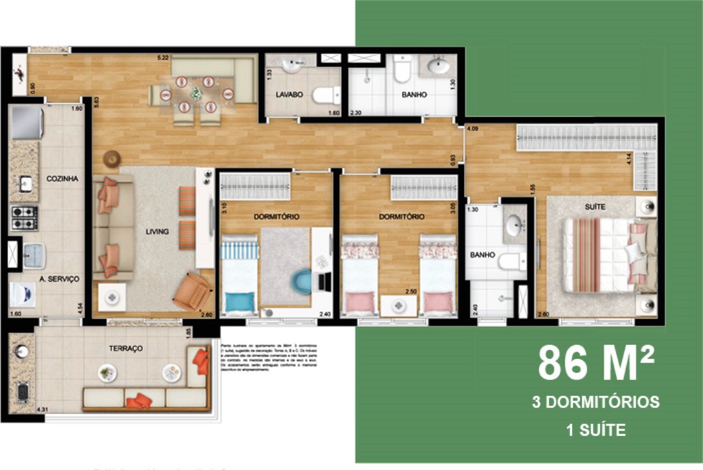 Imagem Apartamento com 3 Quartos à Venda, 86 m² em Centro - Diadema Imagem Apartamento com 3 Quartos à Venda, 86 m² em Centro - Diadema