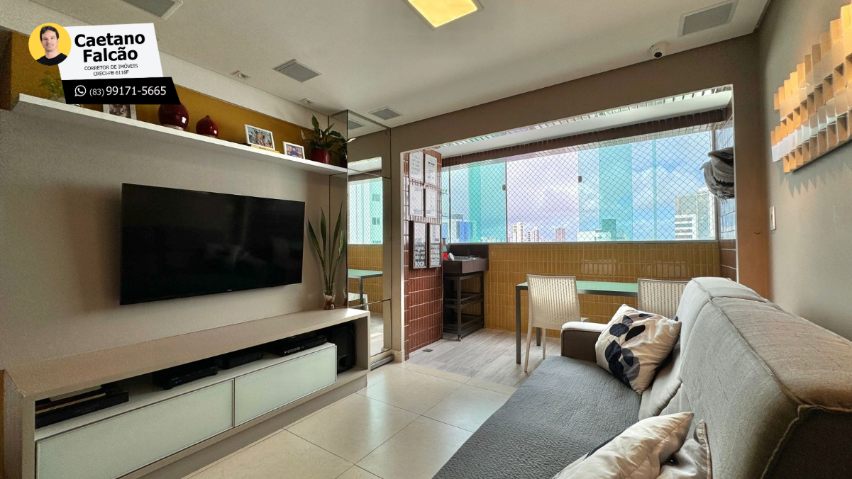 Imagem Apartamento com 3 Quartos à Venda, 90 m² em Brisamar - João Pessoa