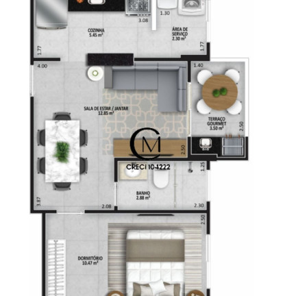 Imagem Apartamento com 2 Quartos à Venda, 63 m² em Aviação - Praia Grande Imagem Apartamento com 2 Quartos à Venda, 63 m² em Aviação - Praia Grande