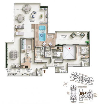 Imagem Cobertura com 3 Quartos à Venda, 192 m² em Santa Rosa - Niterói