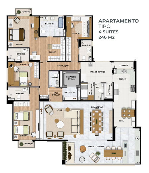 Imagem Apartamento com 4 Quartos à Venda, 246 m²em Vila Mariana - São Paulo Imagem Apartamento com 4 Quartos à Venda, 246 m²em Vila Mariana - São Paulo