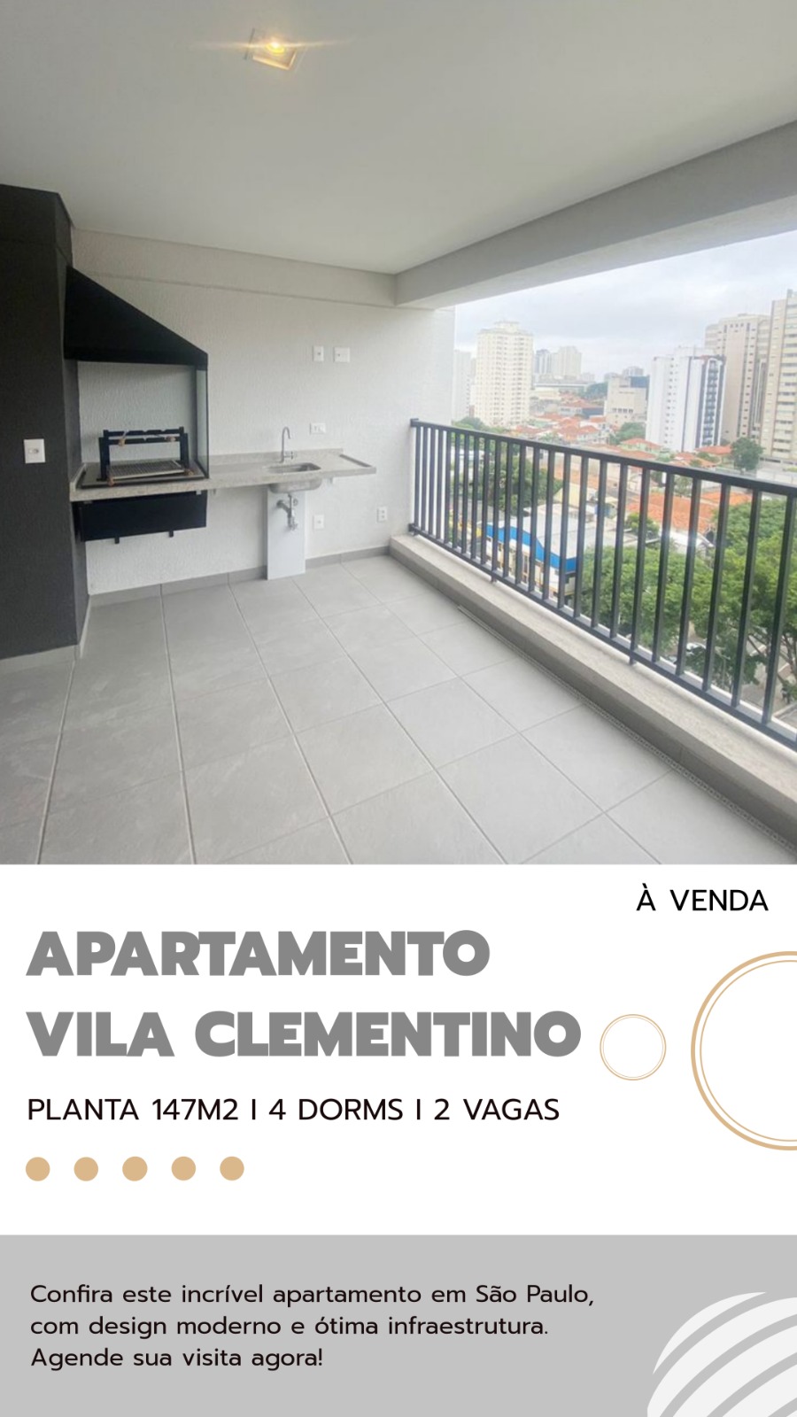 Imagem Apartamento com 4 Quartos à Venda, 147 m²em Vila Clementino - São Paulo