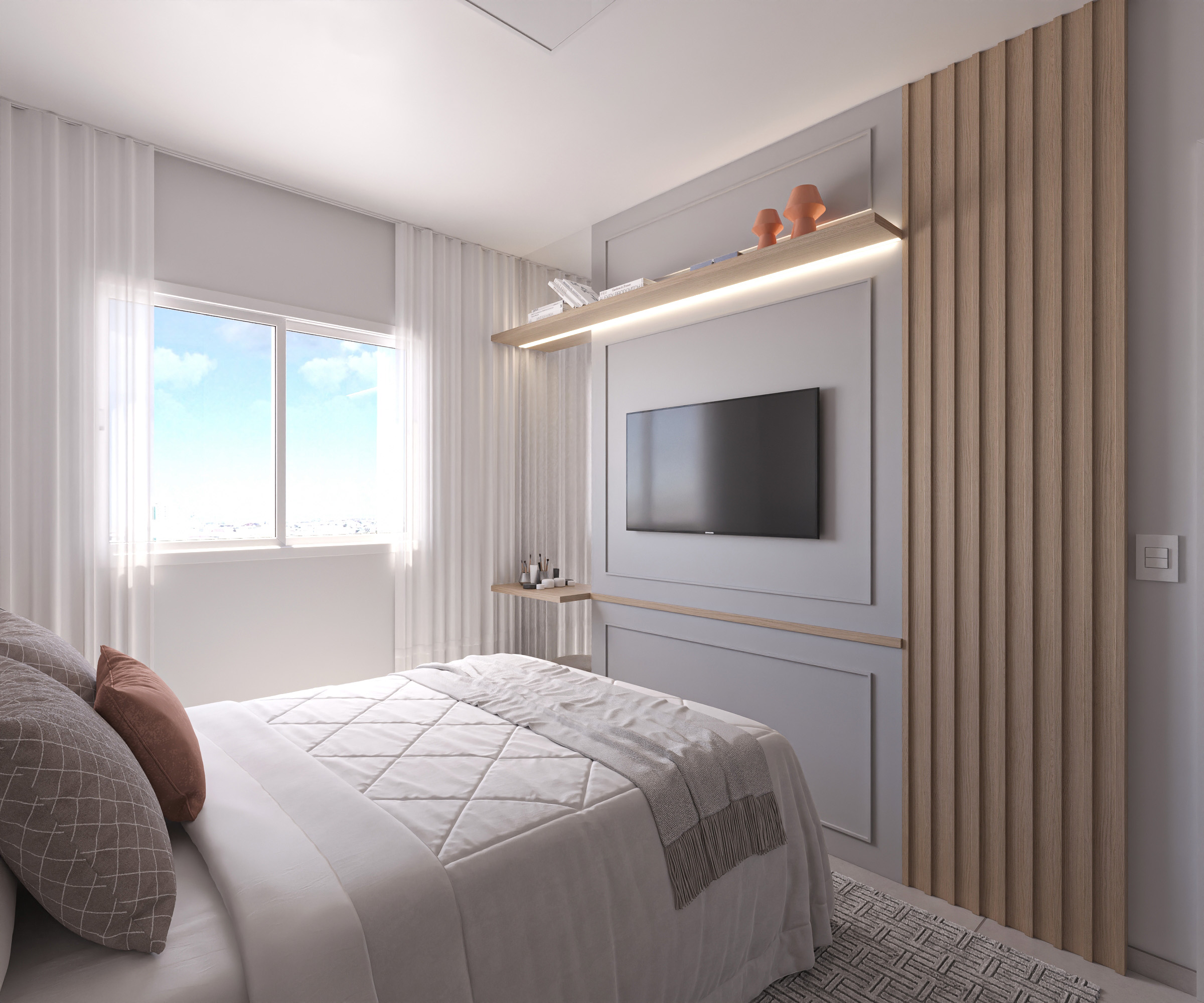 Imagem Apartamento com 2 Quartos à Venda, 55 m²em Humaitá - Tubarão