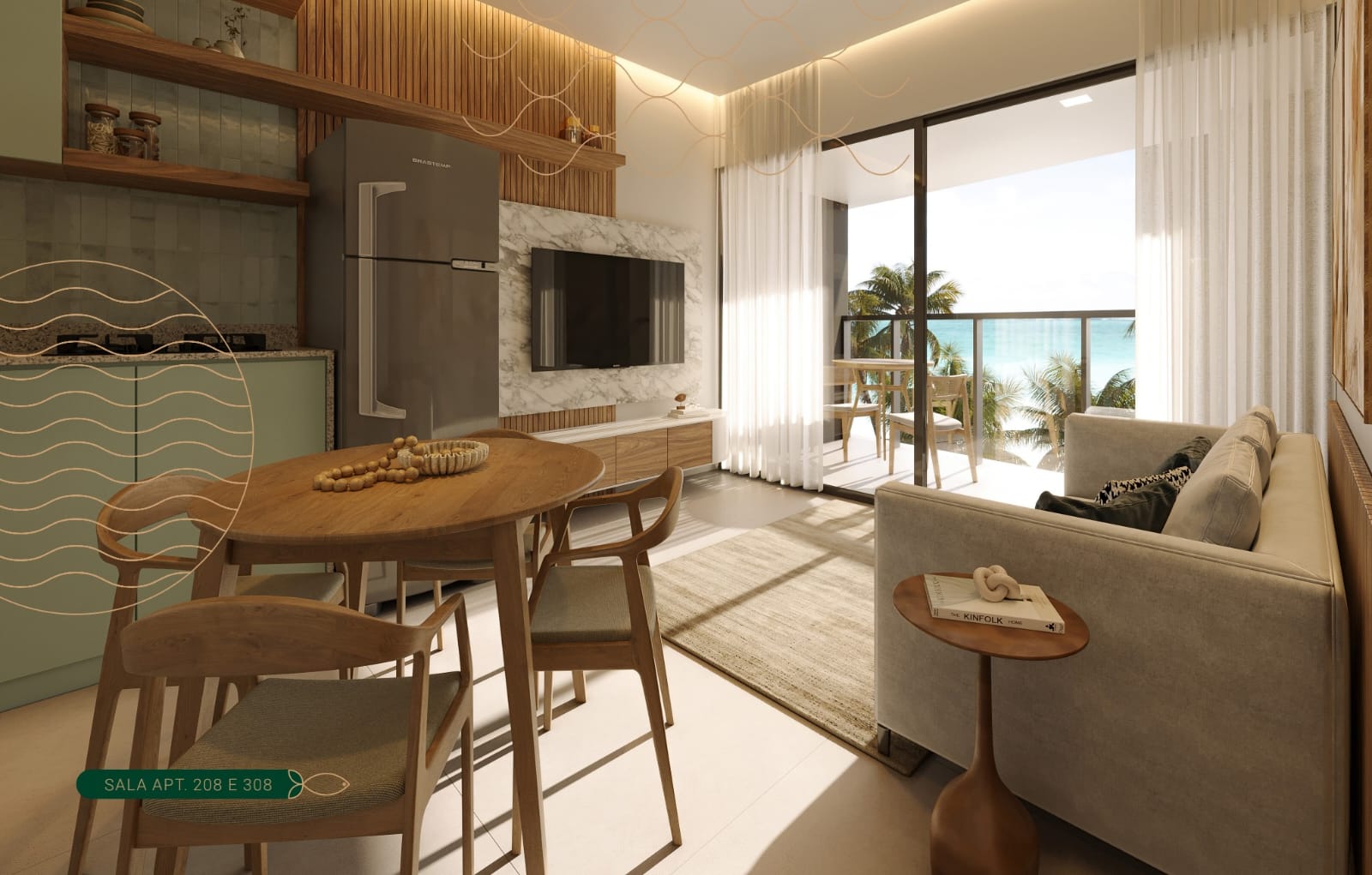 Imagem Apartamento com 1 Quarto à Venda, 29 m² em Centro - Tamandaré