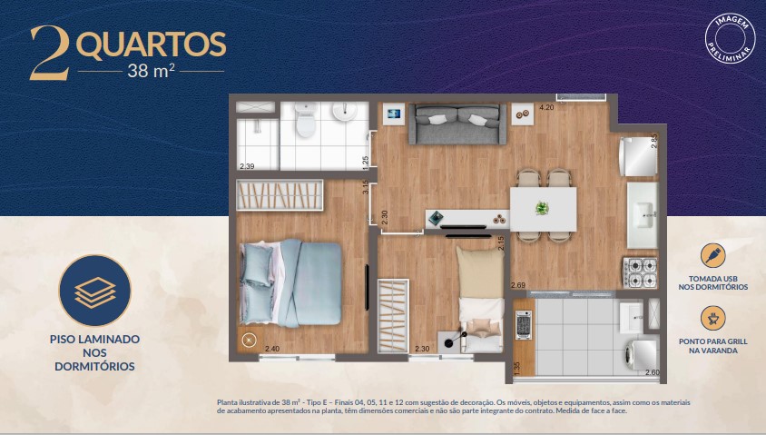 Imagem Apartamento com 2 Quartos à Venda, 38 m² em Socorro - São Paulo