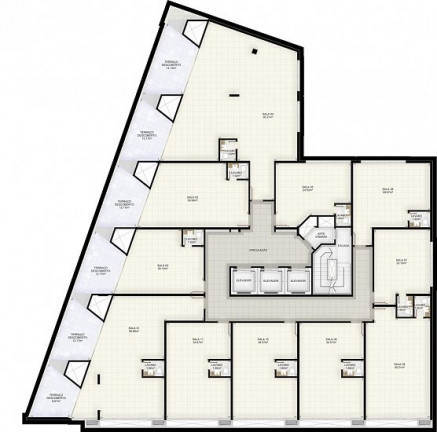 Imagem Sala Comercial à Venda ou Locação, 90 m² em Centro - Criciúma Imagem Sala Comercial à Venda ou Locação, 90 m² em Centro - Criciúma