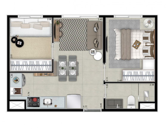 Imagem Apartamento com 2 Quartos à Venda, 33 m²em Vila Palmeiras - São Paulo Imagem Apartamento com 2 Quartos à Venda, 33 m²em Vila Palmeiras - São Paulo