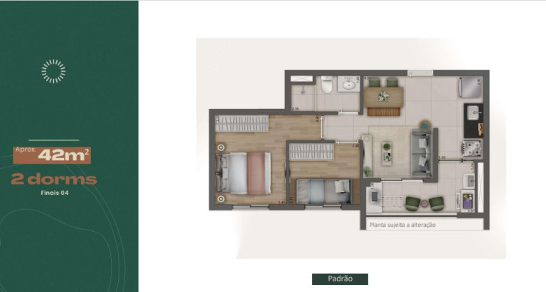 Imagem Apartamento com 2 Quartos à Venda, 49 m² em Água Branca - São Paulo