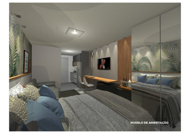 Imagem Apartamento com 1 Quarto à Venda, 21 m² em Porto de Galinhas - Ipojuca