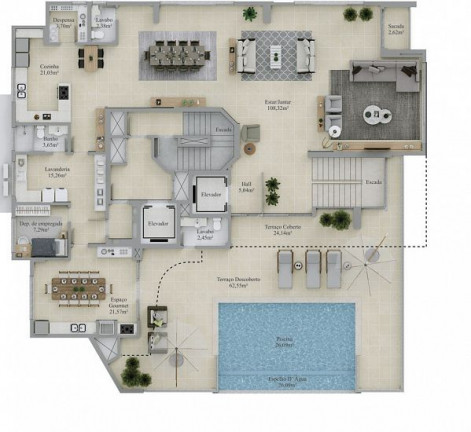 Imagem Apartamento com 4 Quartos à Venda, 280 m² em Cruzeiro Do Sul - Criciúma Imagem Apartamento com 4 Quartos à Venda, 280 m² em Cruzeiro Do Sul - Criciúma