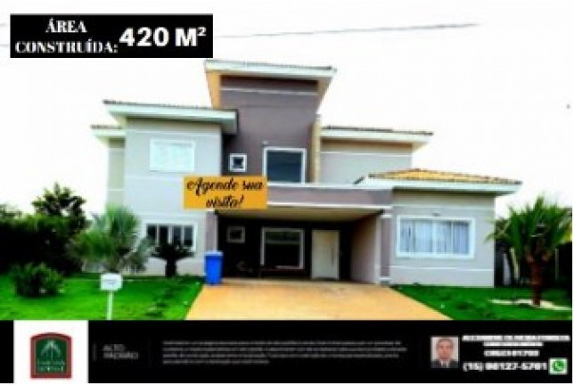 Casa de Condomínio com 4 Quartos à Venda, 420 m² em Parque Reserva Fazenda Imperial - Sorocaba