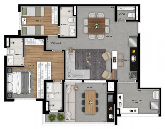 Imagem Apartamento com 3 Quartos à Venda, 106 m² em Tatuapé - São Paulo Imagem Apartamento com 3 Quartos à Venda, 106 m² em Tatuapé - São Paulo