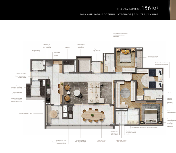 Imagem Apartamento com 3 Quartos à Venda, 156 m² em Ipiranga - São Paulo
