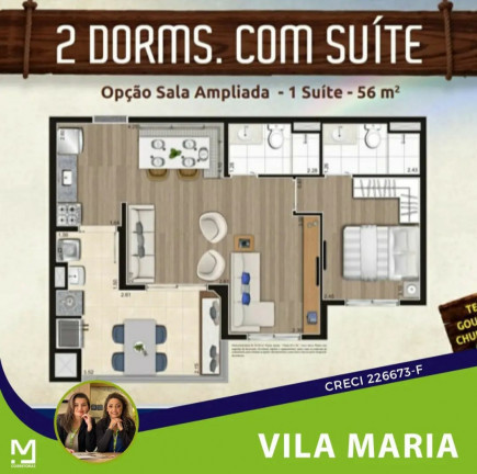 Imagem Apartamento com 2 Quartos à Venda, 56 m² em Vila Maria - São Paulo Imagem Apartamento com 2 Quartos à Venda, 56 m² em Vila Maria - São Paulo