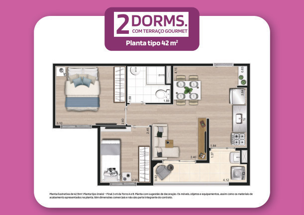 Imagem Apartamento com 2 Quartos à Venda ou Temporada,  em Vila Nova Mazzei - São Paulo