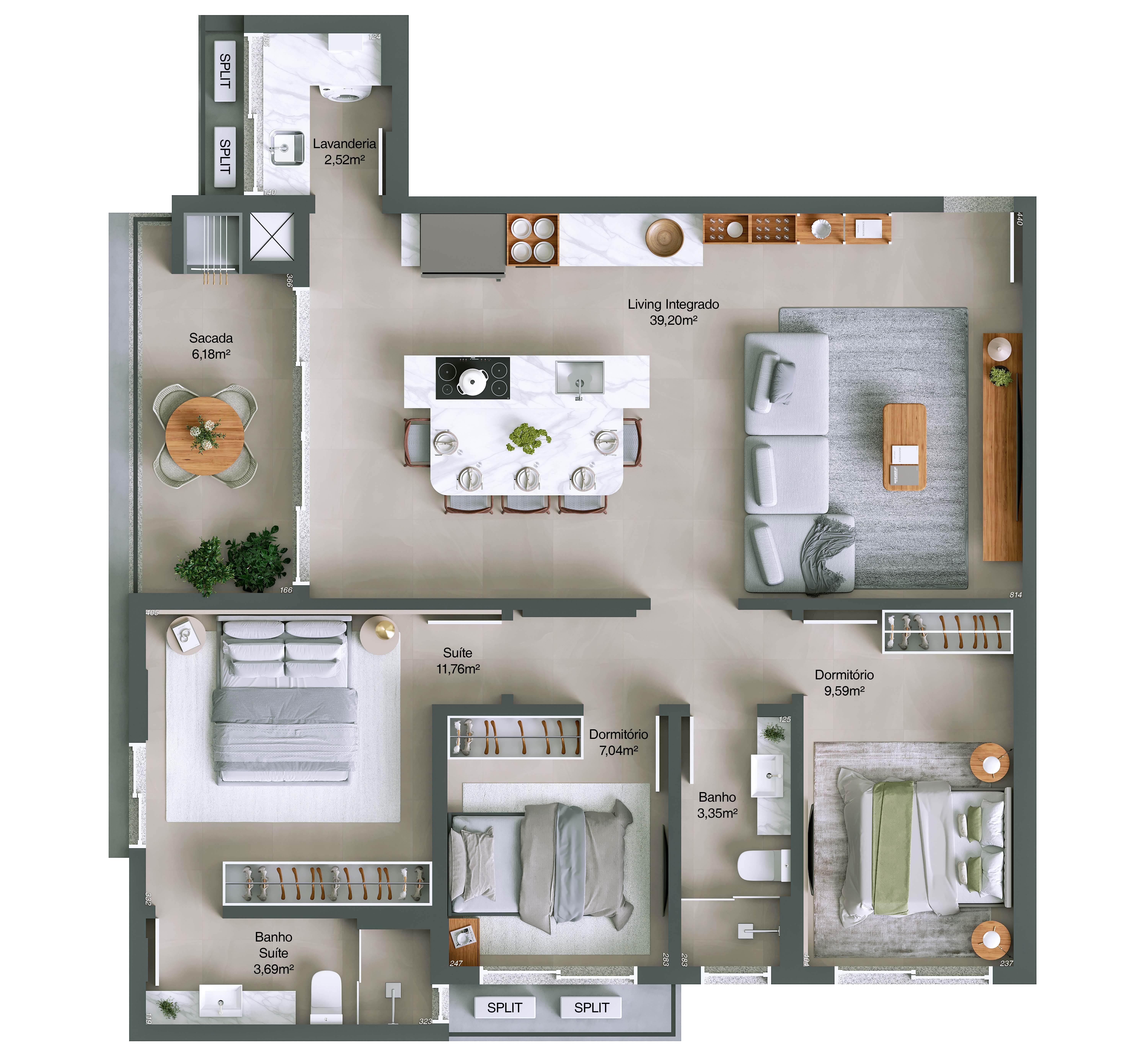 Imagem Apartamento com 3 Quartos à Venda, 101 m² em Centro - Balneário Rincão
