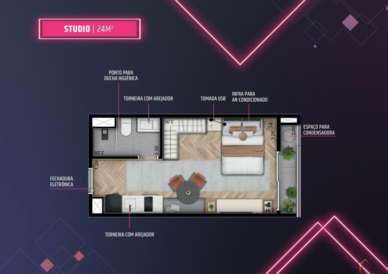 Imagem Apartamento com 1 Quarto à Venda, 28 m²em Pinheiros - São Paulo