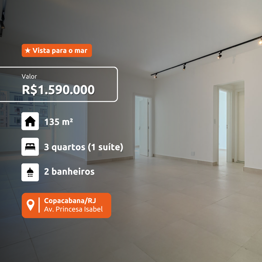 Imagem Apartamento com 2 Quartos à Venda ou Temporada, 70 m²em Copacabana - Rio de Janeiro