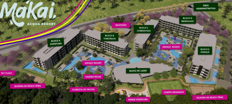 Imagem Apartamento com 1 Quarto à Venda, 29 m² em Praia de Muro Alto - Ipojuca