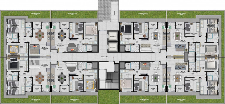 Imagem Apartamento com 2 Quartos à Venda, 53 m² em Santa Augusta - Criciúma Imagem Apartamento com 2 Quartos à Venda, 53 m² em Santa Augusta - Criciúma