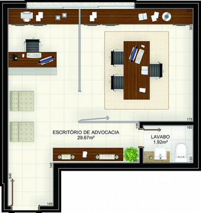 Imagem Sala Comercial à Venda ou Locação, 90 m² em Centro - Criciúma Imagem Sala Comercial à Venda ou Locação, 90 m² em Centro - Criciúma
