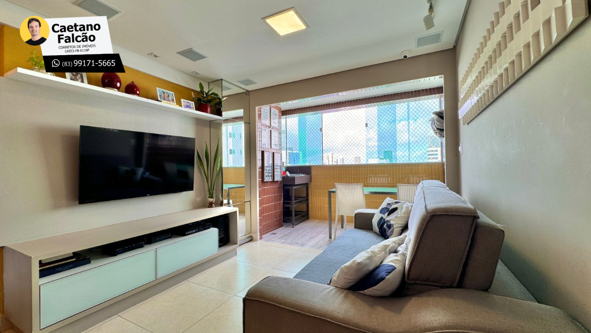Imagem Apartamento com 3 Quartos à Venda, 90 m² em Brisamar - João Pessoa