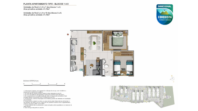 Imagem Apartamento com 2 Quartos à Venda, 41 m² em Jardim Nova Era - Nova Iguaçu