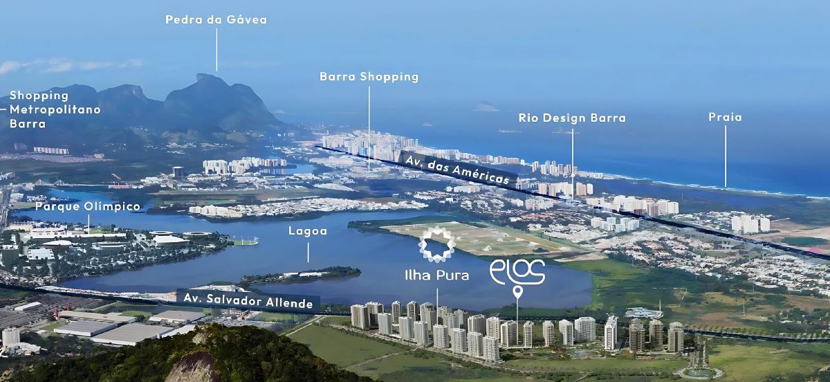 Imagem Apartamento com 2 Quartos para Alugar, 79 m² em Barra Olímpica - Rio de Janeiro
