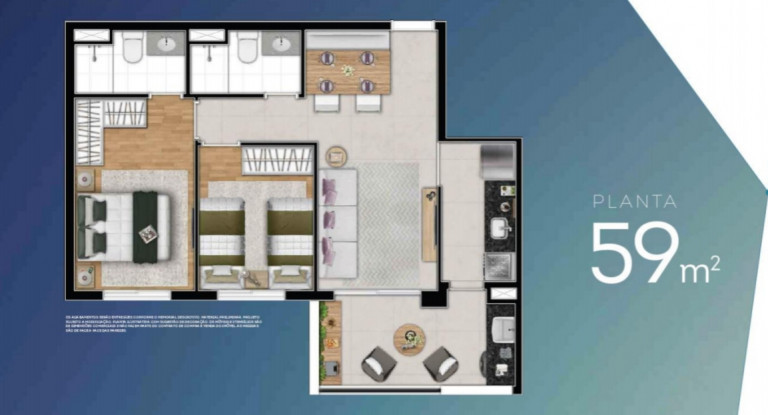 Imagem Desconhecido com 2 Quartos à Venda, 59 m² em Ferreira - São Paulo Imagem Desconhecido com 2 Quartos à Venda, 59 m² em Ferreira - São Paulo