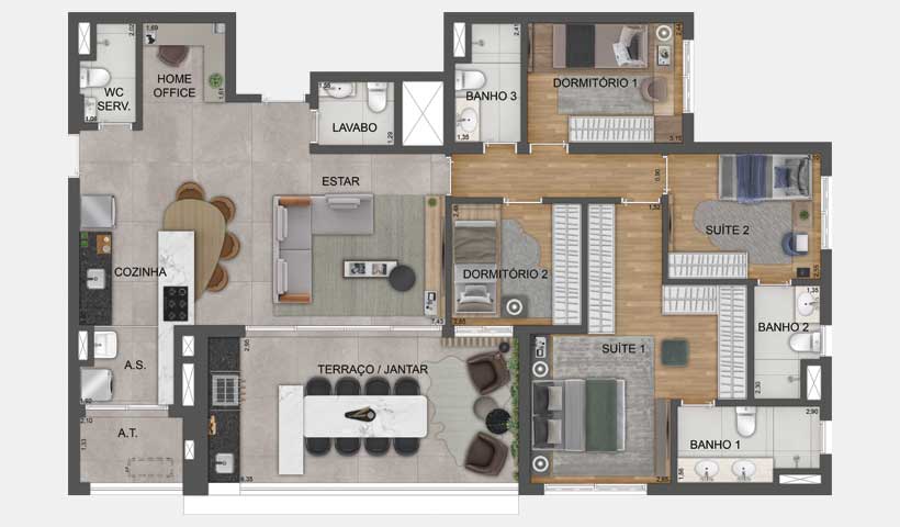 Imagem Apartamento com 4 Quartos à Venda, 135 m²em Mooca - São Paulo