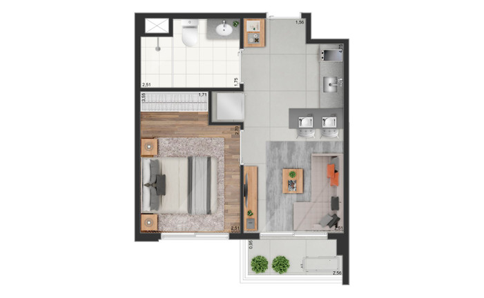 Imagem Studio à Venda, 31 m² em Penha de França - São Paulo Imagem Studio à Venda, 31 m² em Penha de França - São Paulo