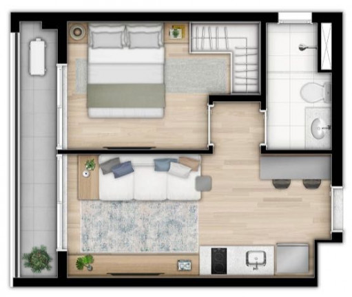 Imagem Studio com 1 Quarto à Venda, 26 m² em Butantã - São Paulo