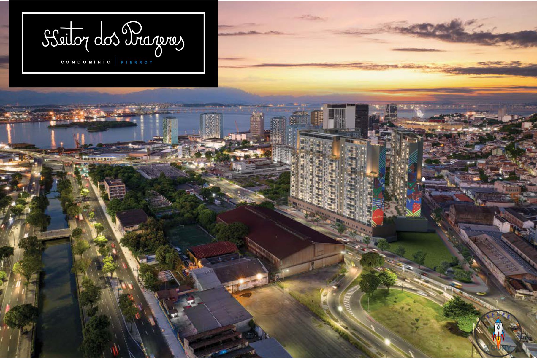 Imagem Edifício Residencial com 2 Quartos à Venda, 53 m²em Santo Cristo - Rio de Janeiro