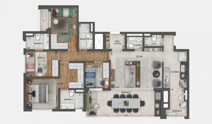 Imagem Apartamento com 4 Quartos à Venda, 141 m² em Vila Mariana - São Paulo