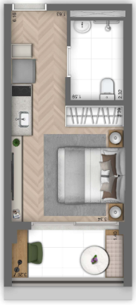 Imagem Studio à Venda, 26 m²em Planalto Paulista - São Paulo