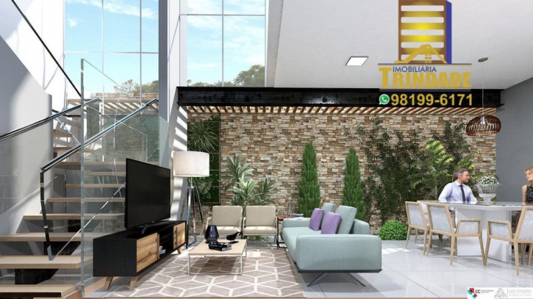 Imagem Casa de Condomínio com 4 Quartos à Venda, 200 m² em Bequimão - São Luís