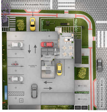 Imagem Apartamento com 3 Quartos à Venda, 78 m²em São Cristóvão - Criciúma